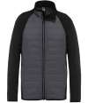 PA233 Proact Dual Fabric Sports Jacket Sporty Grey / Black colour image